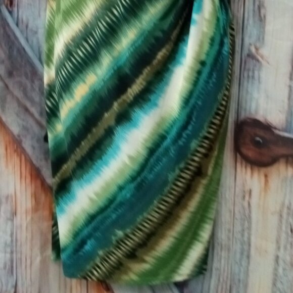 Serengeti Sleeveless Dress One Piece Top with Gathered Skirt Size Small - Picture 2 of 10